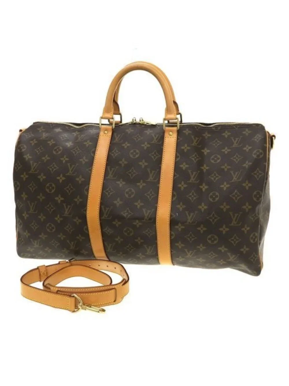 Louis Vuitton Monogram Keepall Bandouliere 50 Vintage